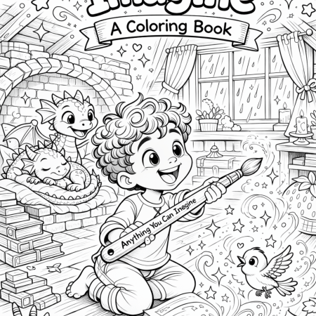 Anything You Can Imagine Coloring Book – Personalized Custom Edition