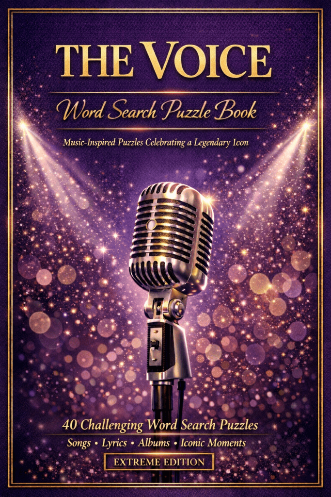 The Voice Word Search Puzzle Book – Music Inspired Collection